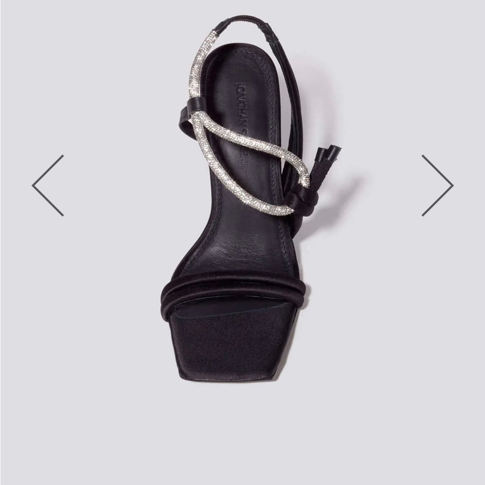Jonathan Simkhai Cassie Strappy Crystal Sandal - Picture 3 of 6